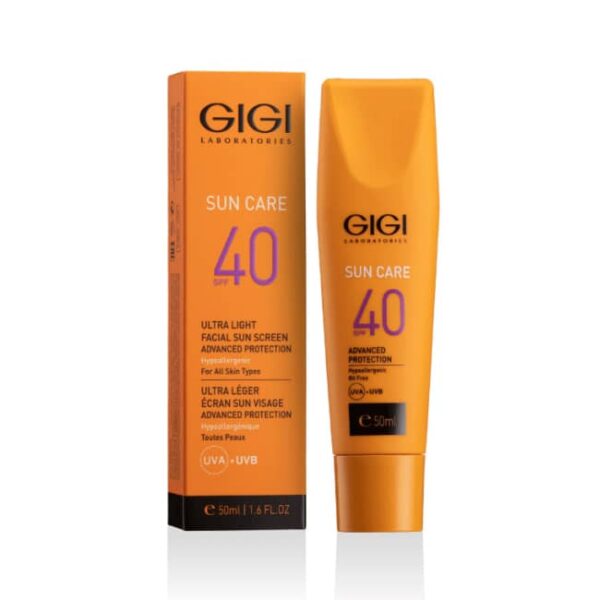 GiGi SUN CARE Lehký ochranný gel bez olejů s SPF40 50 ml