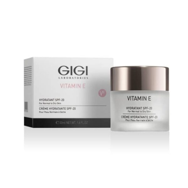 GiGi Vitamin E Moisturizer for normal to dry skin SPF20 - Hydratační krém pro normální až suchou pleť s SPF20 50 ml